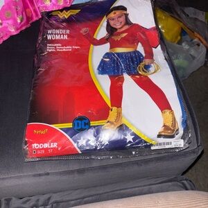 Spirit Wonder Woman Toddler Costume with Red and Gold